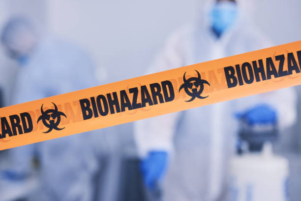 Professional Biohazard technician working in Luning, NV